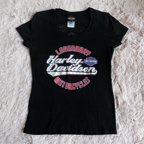 Harley-Davidson Tops - Authentic Harley Davidson Folsom California Graphic Baby Tee